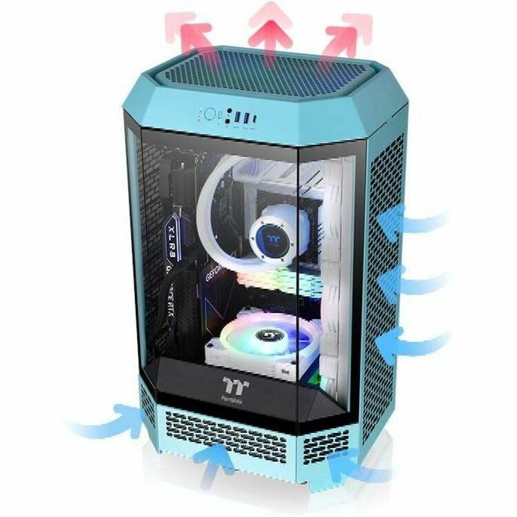 Thermaltake The Tower 300 Turquoise Micro Tower Chassis