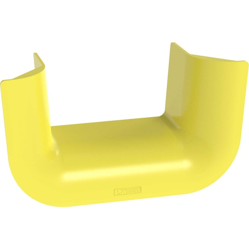 Panduit FiberRunner Bend Radius Control Trumpet, 6x4, Yellow - Thumbnail 4