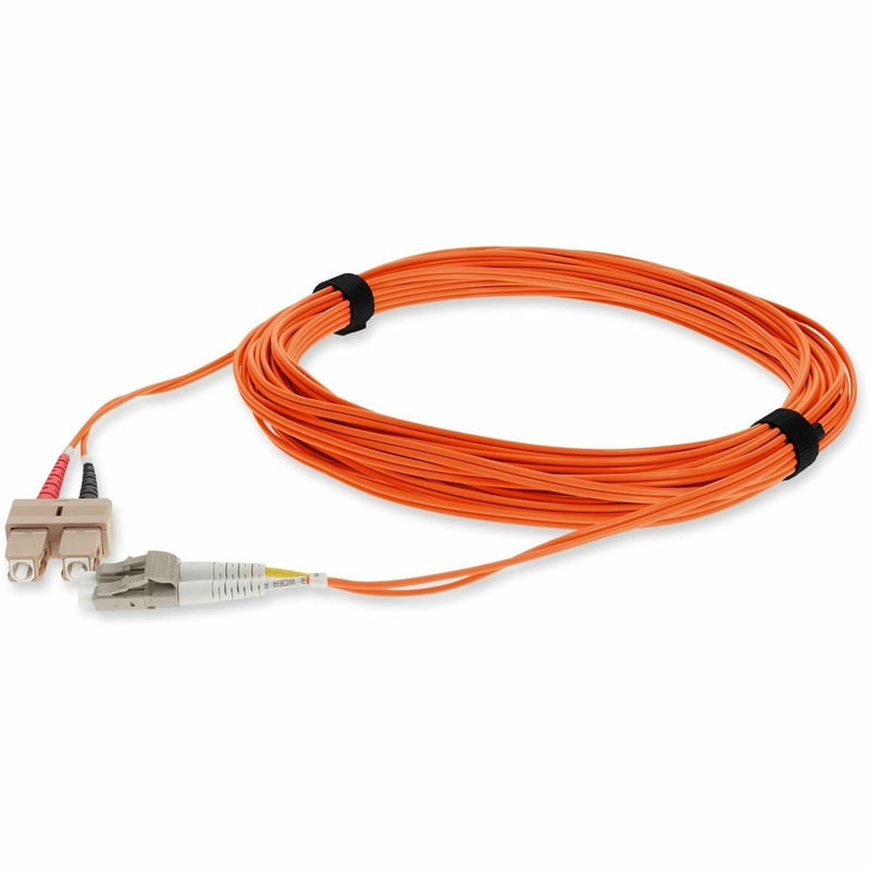 ADDON LC/SC M/M PATCH CBL 2M ORANGE OM4 RISER FIBER - Thumbnail 1