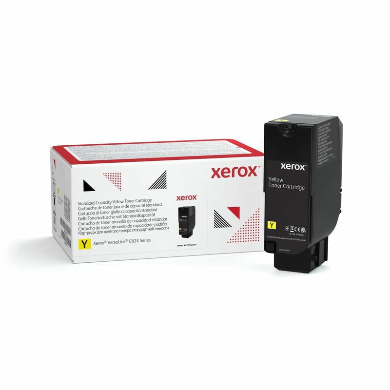 Xerox Original Standard Yield Laser Toner Cartridge - Yellow Pack