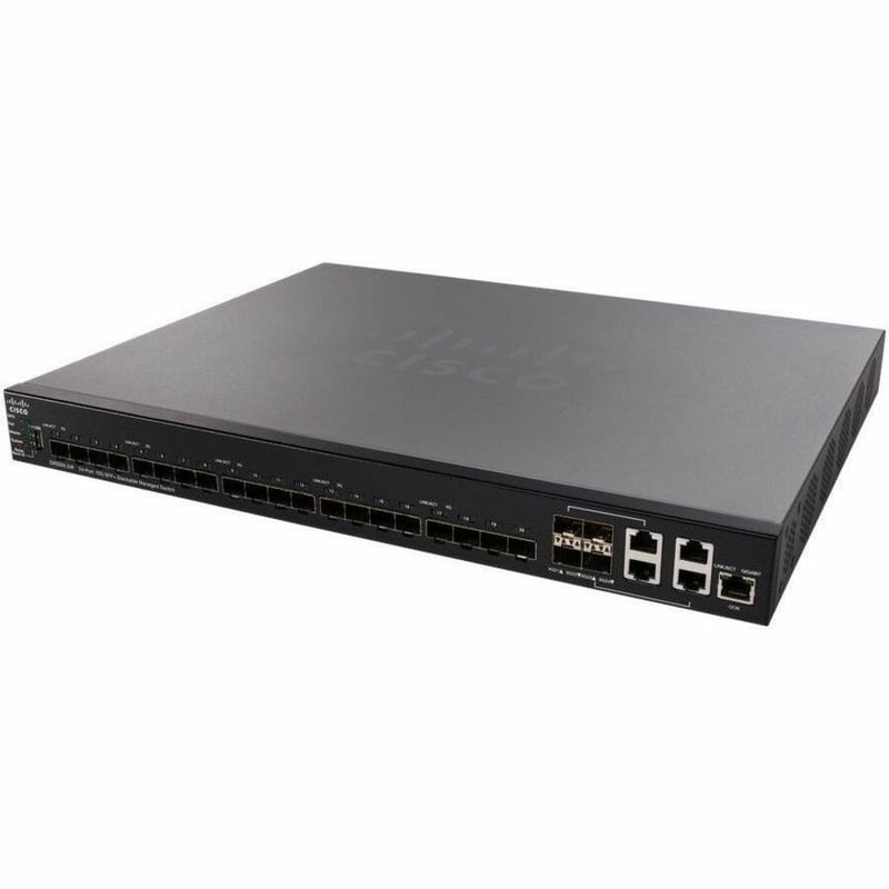 Cisco SX550X-24F 24-Port 10G SFP+ Stackable Managed Switch - Thumbnail 1