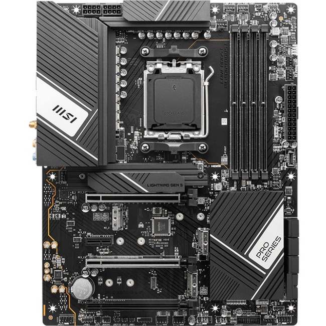 MSI PRO X670-P WIFI Desktop Motherboard - AMD X670 Chipset - Socket AM5 - ATX - Thumbnail 1