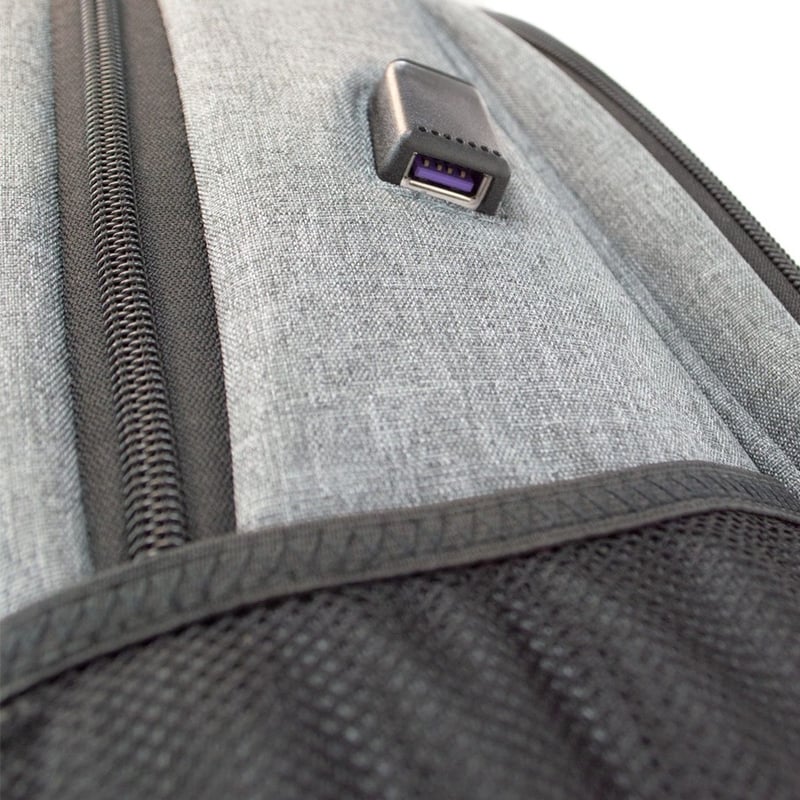 Mobile Edge Commuter Carrying Case Rugged (Backpack) for 15.6" to 16" Notebook, Travel Essential - Gray - Thumbnail 3