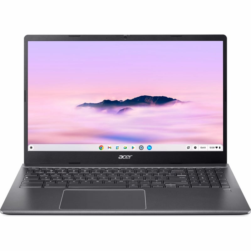Acer Chromebook Plus 515 CBE595-2 CBE595-2-59SV 15.6" Chromebook - Full HD - 60 Hz - Intel Core 5 120U - 8 GB - 256 GB PCI Express NVMe 4.0 SSD - English (US) Keyboard - Iron - Thumbnail 1