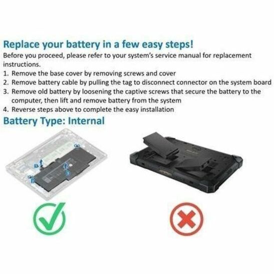 DELL 6-CELL 95 WH LITHIUM ION REPLACEMENT BATTERY FOR SELECT LAPT - Thumbnail 2