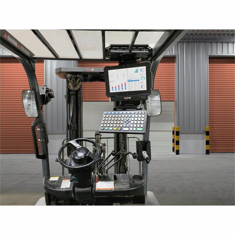 FORKLIFT HEIGHT ADJUSTABLE OVERHEAD MOUNTING PACKAGE FOR TABLETS WITH KEYBOARD T - Thumbnail 3