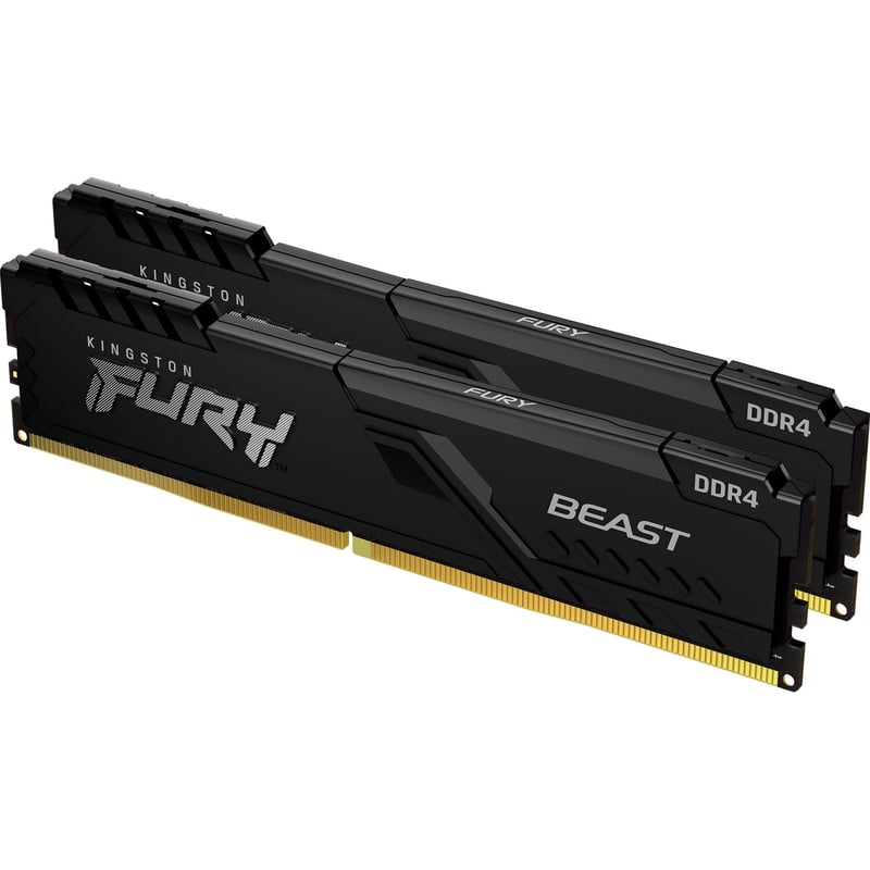 Kingston FURY Beast 32GB (2 x 16GB) DDR4 SDRAM Memory Kit - Thumbnail 1