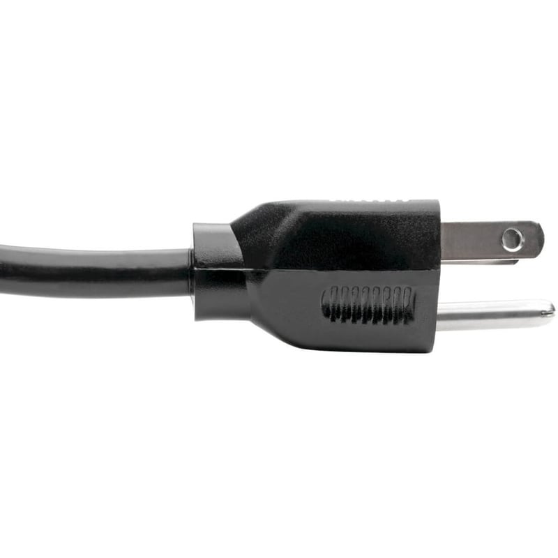 Eaton Tripp Lite Series Power Extension Cord, NEMA 5-15P to NEMA 5-15R - 10A, 120V, 18 AWG, 25 ft. (7.62 m), Black - Thumbnail 4