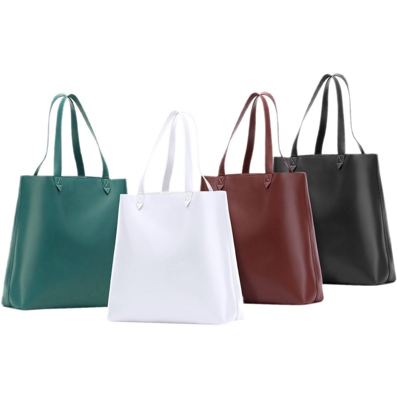 MADE EASY LEATHER TOTE GREEN - Thumbnail 2