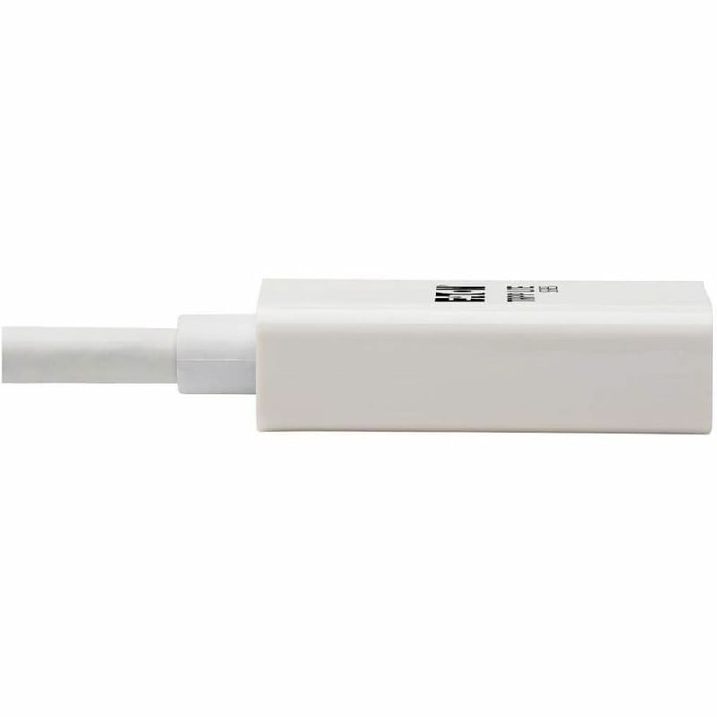 Tripp Lite by Eaton Mini DisplayPort to HDMI Active Adapter Video Converter (M/F) - 4K 60 Hz HDR DP 1.2 White 6 in. - Thumbnail 5