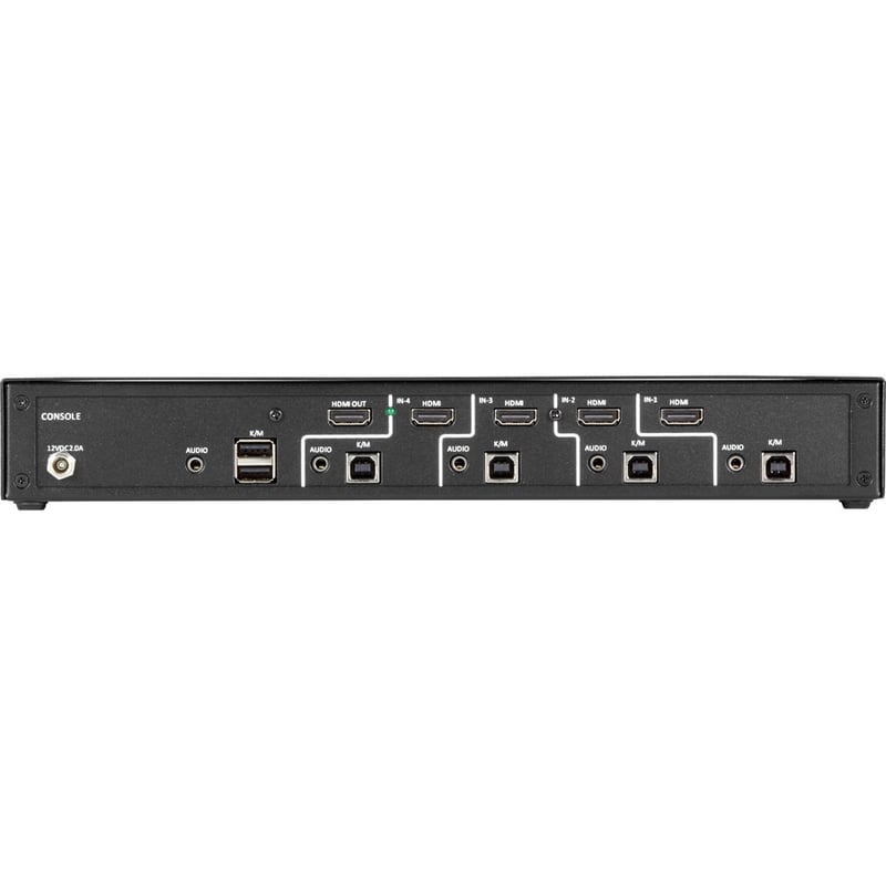 Black Box NIAP 3.0 Secure 4-Port Single-Head HDMI KVM Switch - Thumbnail 5