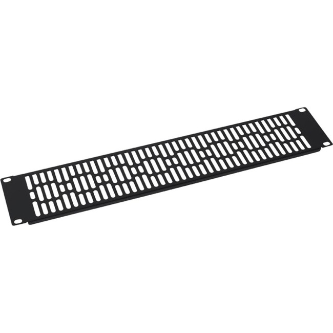 Sanus Component Series 2RU Vented Blank Rack Panel - Black - Thumbnail 1