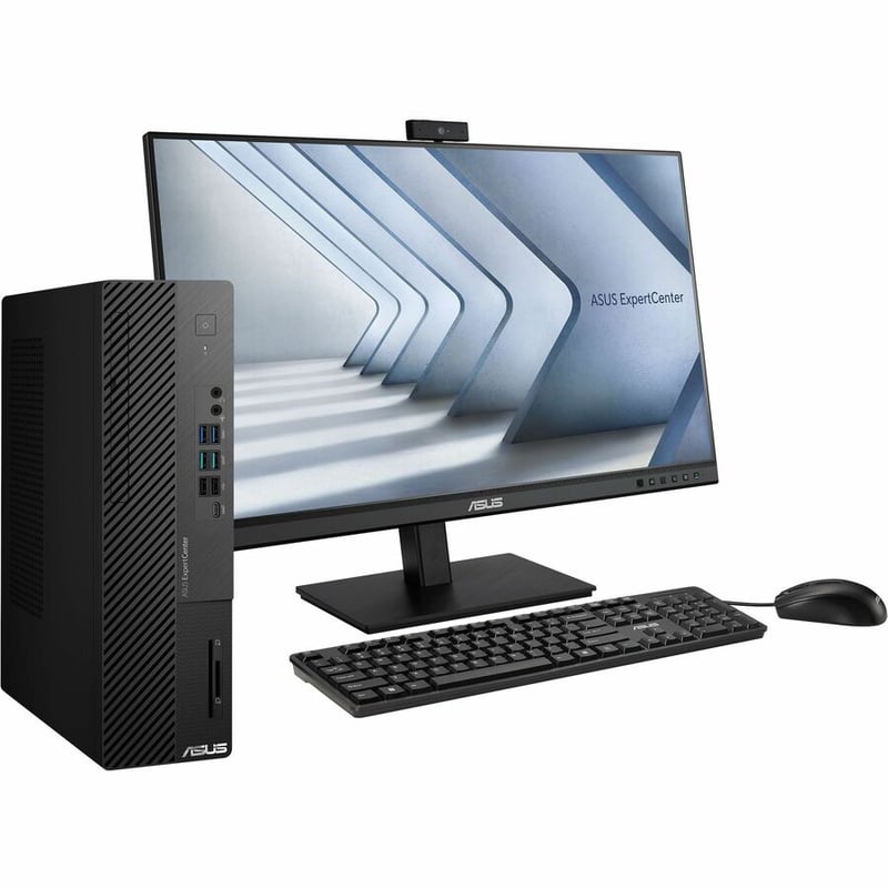 Asus ExpertCenter D700SE-XB704 Desktop Computer - Intel Core i7 13th Gen i7-13700 Hexadeca-core (16 Core) 2.10 GHz - 16 GB RAM DDR4 SDRAM - 512 GB M.2 PCI Express NVMe 4.0 SSD - Small Form Factor - Black - Thumbnail 3