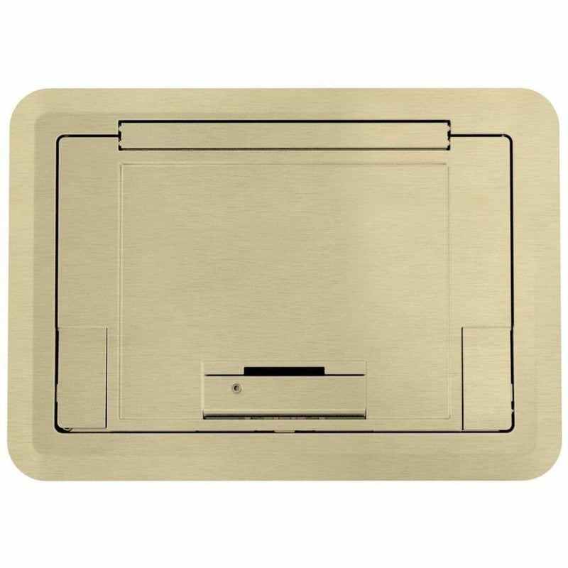 Wiremold Evolution Series EFB45 Floor Box Surface Style Cover with Carpet Insert