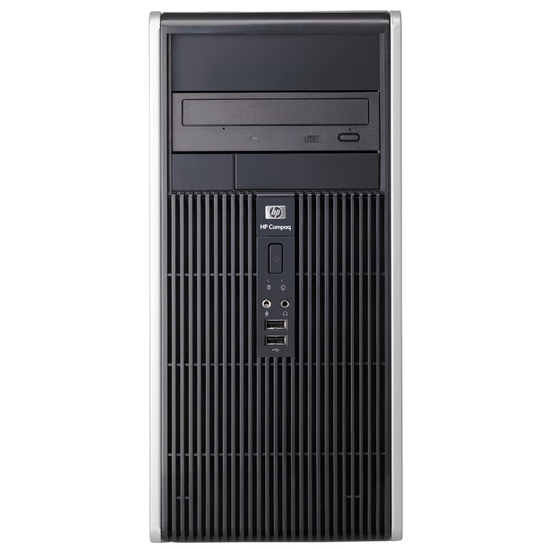 HP Business Desktop dc5750 Desktop Computer - AMD Athlon 64 X2 3800+ - 1 GB - 80 GB HDD - Micro Tower - Thumbnail 1