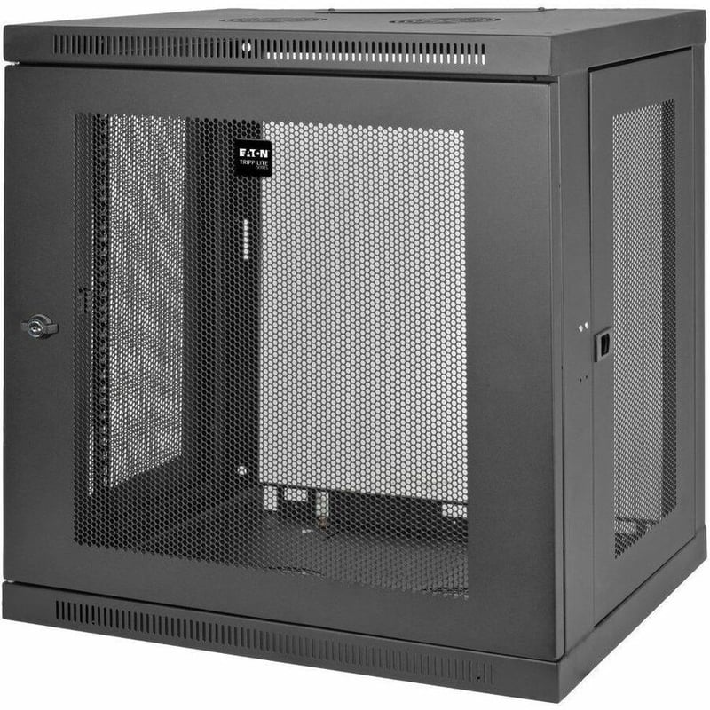 Tripp Lite by Eaton SmartRack 12U Low-Profile Switch-Depth Wall-Mount Small Rack Enclosure - Thumbnail 4