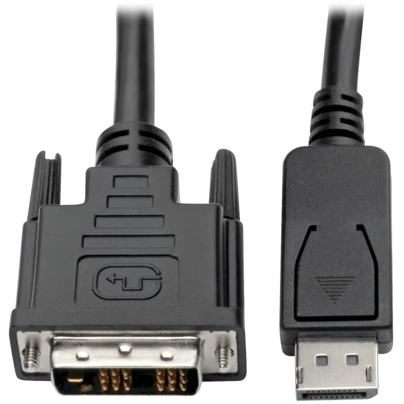 Eaton Tripp Lite Series DisplayPort to DVI Adapter Cable (DP with Latches to DVI-D Single Link M/M), 15 ft. (4.6 m) - Thumbnail 1