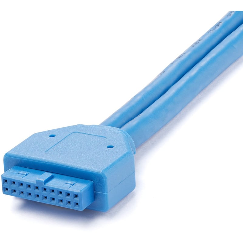 StarTech.com 2 Port Panel Mount USB 3.0 (5Gbps) Cable - USB A to Motherboard Header Cable F/F - Thumbnail 2