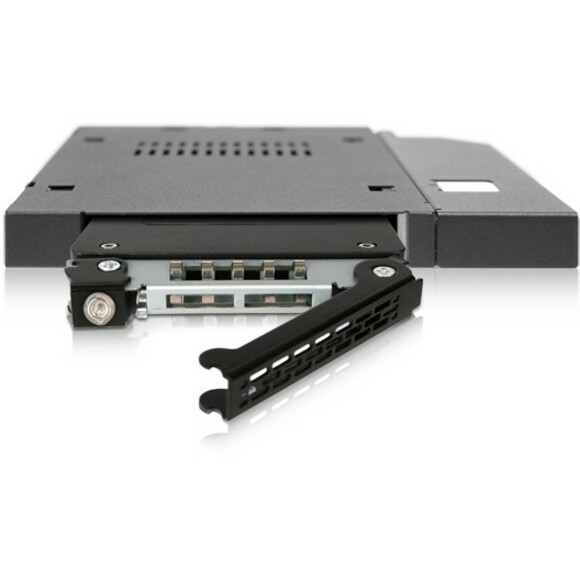 Icy Dock ToughArmor MB411SKO-B Drive Bay Adapter for 5.25" - Serial ATA/600 Host Interface Internal - Black - Thumbnail 3