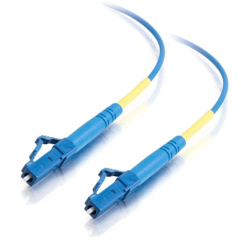 C2G-5m LC-LC 9/125 OS1 Simplex Singlemode Fiber Optic Cable (Plenum-Rated) - Blue - Thumbnail 1