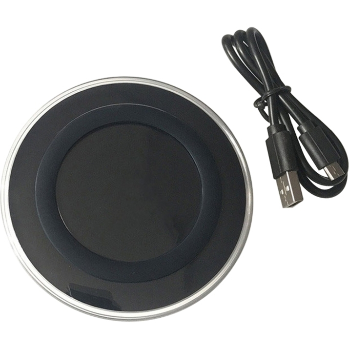 4XEM Qi Wireless desktop charger pad Black - Thumbnail 4