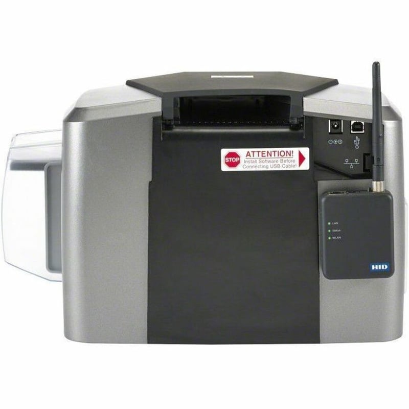 Fargo DTC1250e Single Sided Desktop Dye Sublimation/Thermal Transfer Printer - Color - Card Print - USB - Thumbnail 4