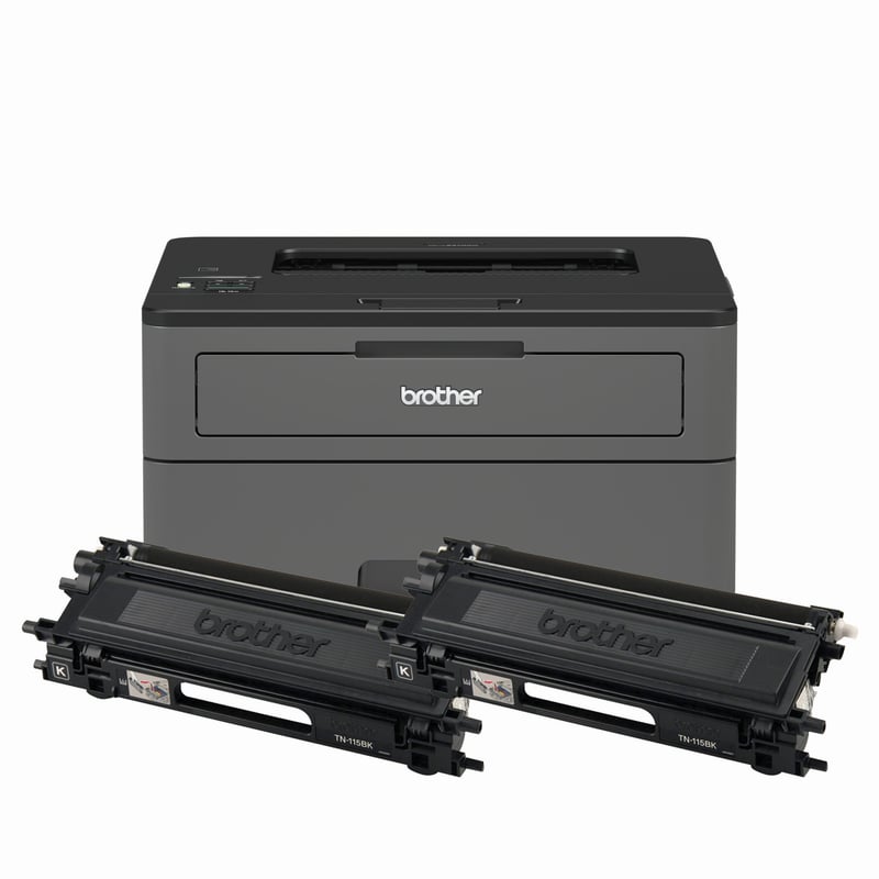 Brother HL HL-L2370DWXL Desktop Laser Printer - Monochrome - Thumbnail 1