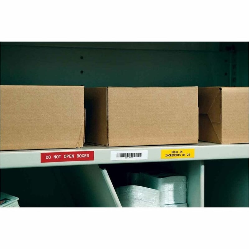 Brady Aggressive Adhesive Multi-Purpose Polyester Label Tape for M7 Printers - 0.475" - Thumbnail 4