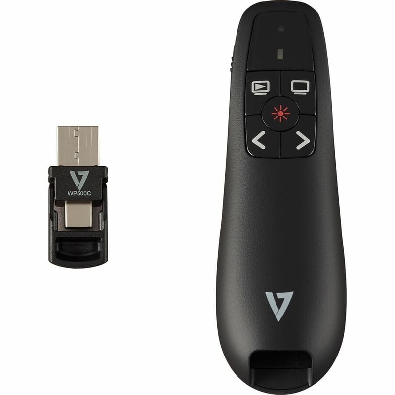 WIRELESS PRESENTER DUAL USB-C/A 2.4GHZ RF RED LASER POINTER - Thumbnail 4