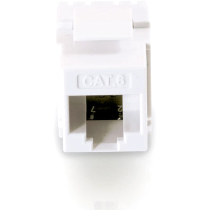 CAT6 180 KEYSTONE JACK WHT - Thumbnail 3