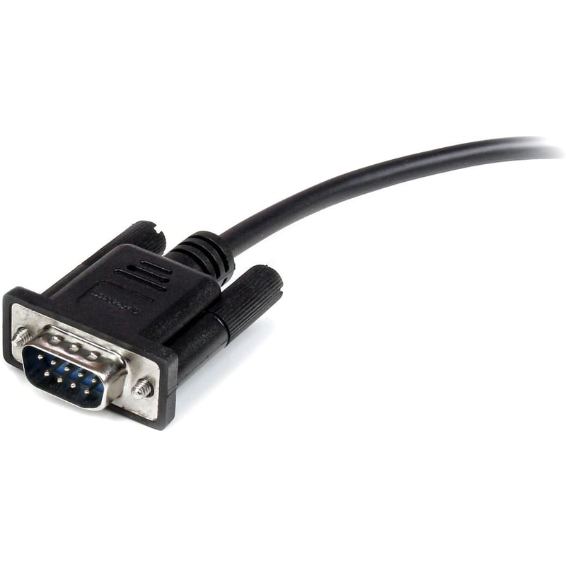 StarTech.com 1m Black Straight Through DB9 RS232 Serial Cable - M/F - Thumbnail 3