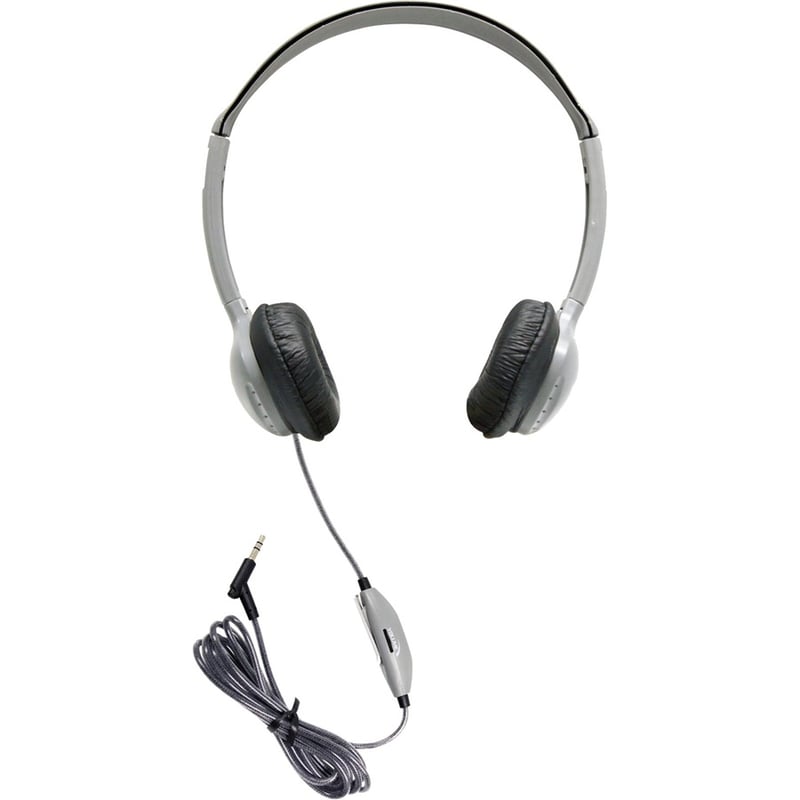 ON-EAR HEADPHONE WITH LEATHERETTE IN-LINE VOLUME - Thumbnail 2
