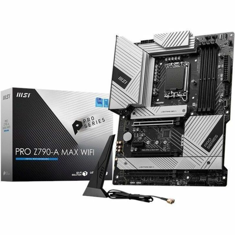 MSI PRO Z790-A MAX WIFI Gaming Desktop Motherboard - Intel Z790 Chipset - Socket LGA-1700 - ATX - Thumbnail 5