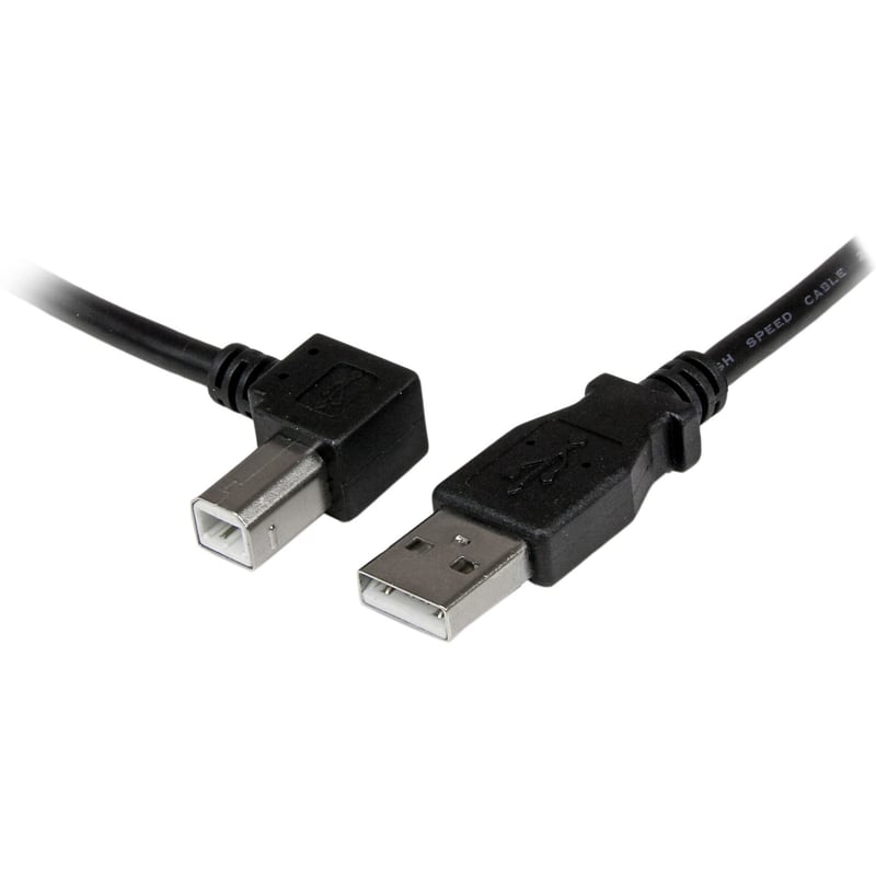 StarTech.com 3m USB 2.0 A to Left Angle B Cable - M/M - Thumbnail 1