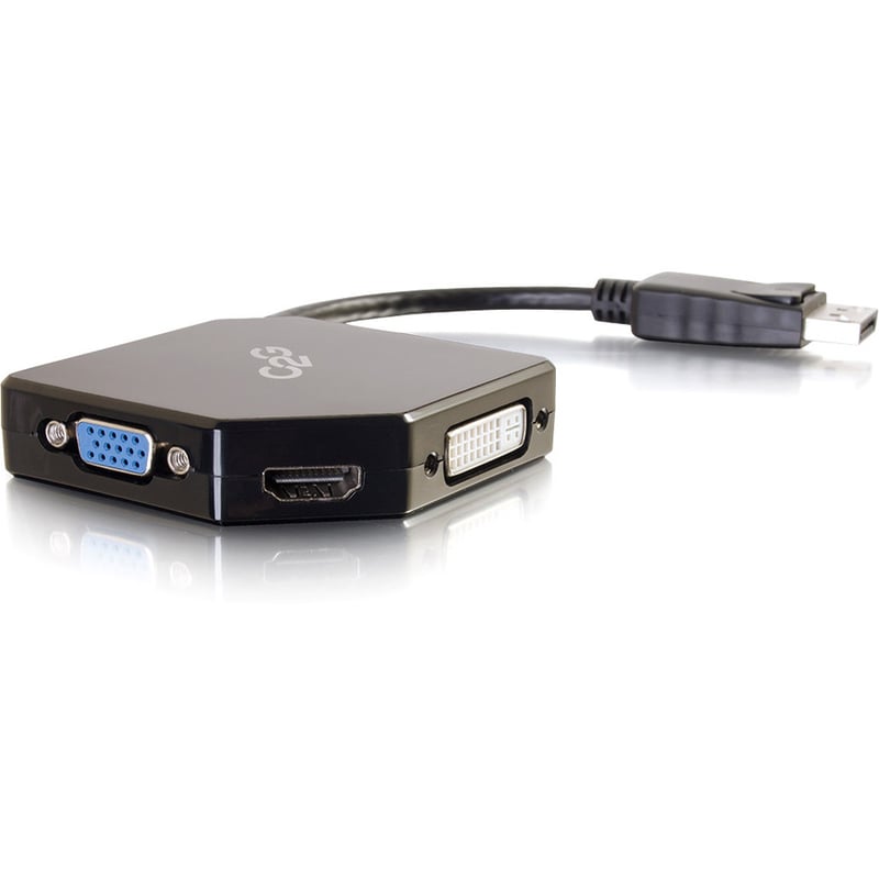 C2G DisplayPort to HDMI, VGA, DVI - Adapter Converter - M/F - Thumbnail 4
