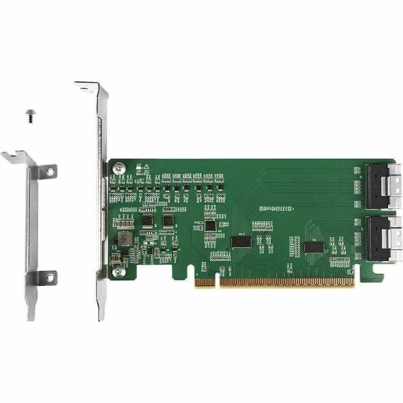 EXLINK MB308A PCIE 4.0 X16 NVME ADAPTER CARD WITH 2 X SLIMSAS 8I (S - Thumbnail 3