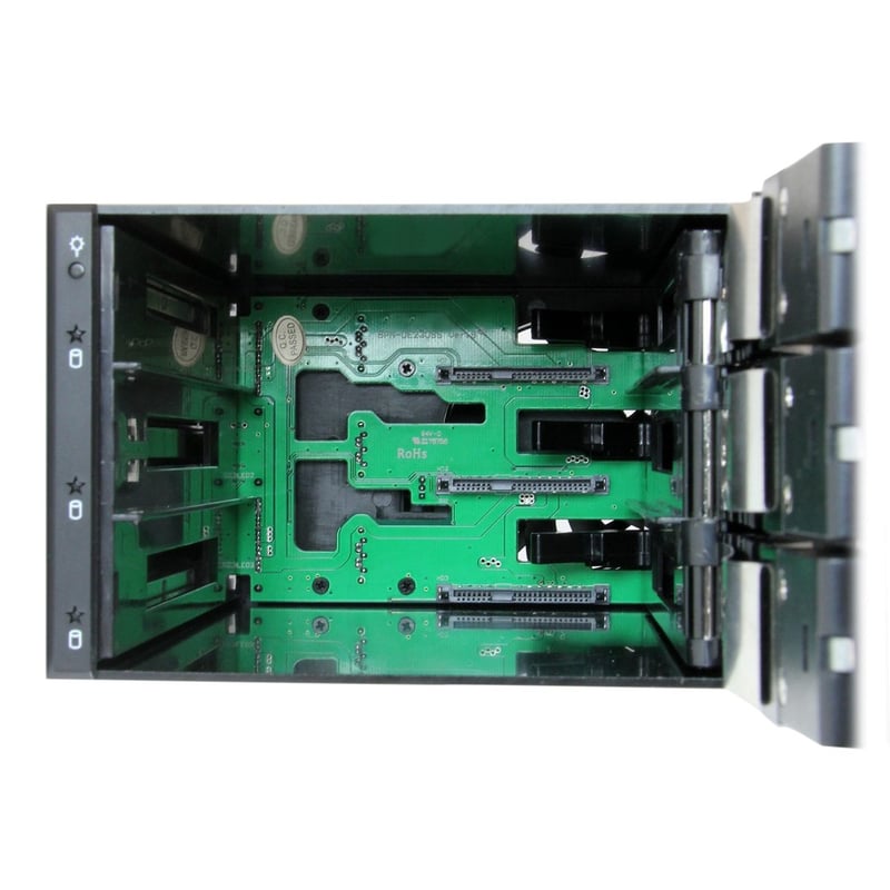 StarTech.com 3 Bay Aluminum Trayless Hot Swap Mobile Rack Backplane for 3.5in SAS II/SATA III - 6 Gbps HDD - Thumbnail 5