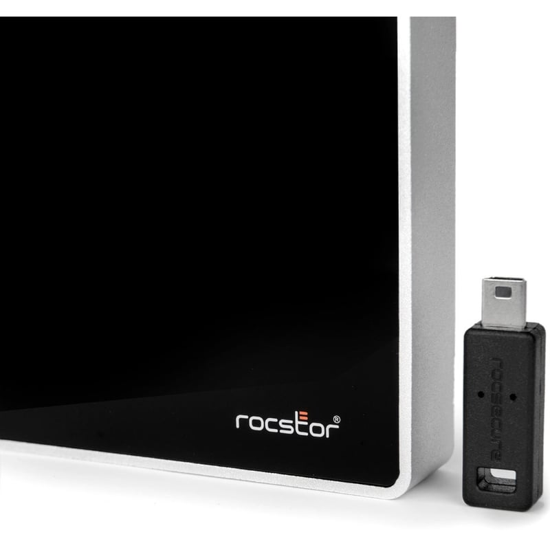 Rocstor Rocsecure EX32 1 TB Portable Rugged Solid State Drive - 2.5" External - SATA (SATA/600) - Silver - TAA Compliant - Thumbnail 3