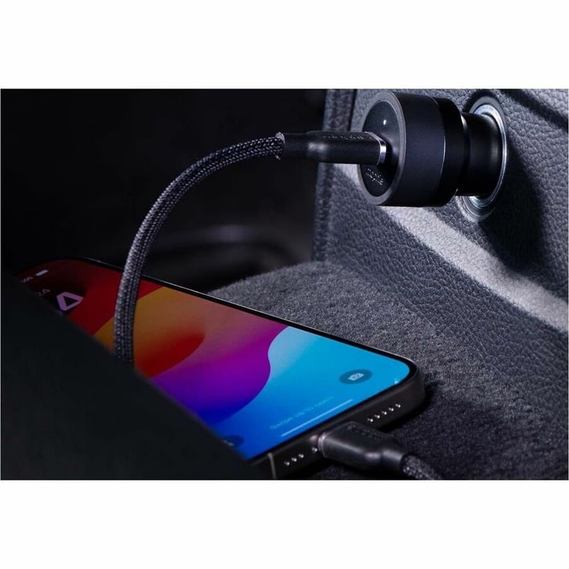 MOPHIE 30W USB-C CAR CHARGER SINGLE PORT-BLACK - Thumbnail 4