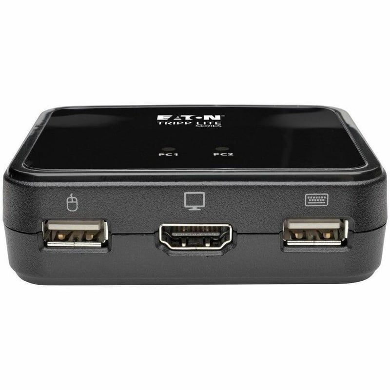 Tripp Lite by Eaton 2-Port USB/HD Cable KVM Switch with Audio/Video Cables and USB Peripheral Sharing - Thumbnail 2