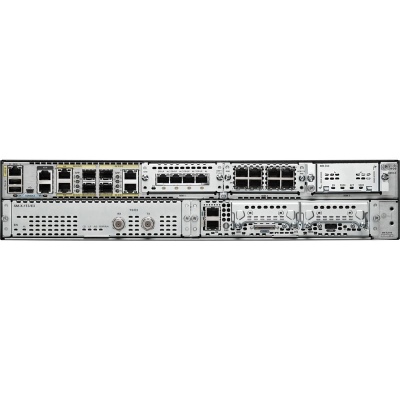 Cisco ONE ISR 4451 (4GE,3NIM,2SM,8G FLASH,4G DRAM, IPB) - Thumbnail 4