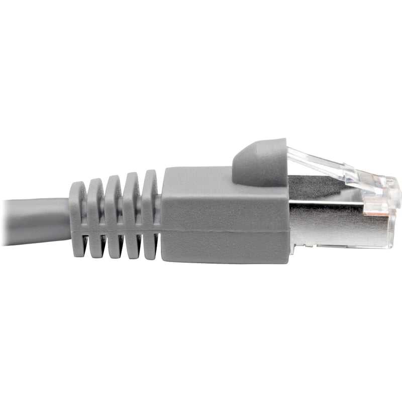 Eaton Tripp Lite Series Cat6a 10G Snagless Shielded STP Ethernet Cable (RJ45 M/M), PoE, Gray, 14 ft. (4.27 m) - Thumbnail 4