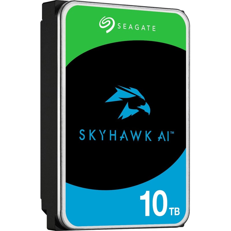 Seagate SkyHawk AI ST10000VE001 10 TB Hard Drive - 3.5" Internal - SATA (SATA/600) - Conventional Magnetic Recording (CMR) Method - Thumbnail 1