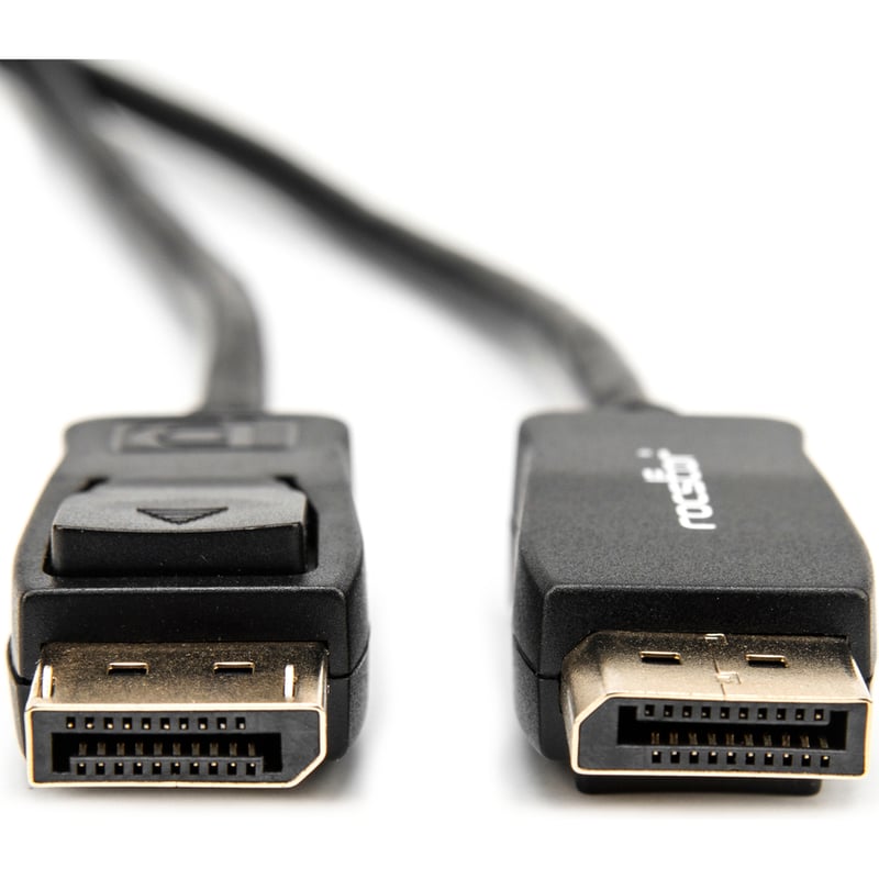 Rocstor Premium 12ft / 4m DisplayPort 1.2 Cable M/M - DisplayPort 4k - DisplayPort Male Digital Audio/Video - 12ft - Black- DP TO DP Cable 4Kx2K - Thumbnail 3