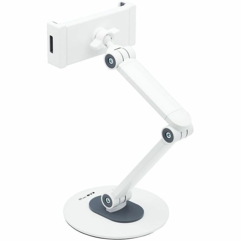 Tripp Lite Full-Motion Flexible Long-Arm Desktop Smartphone and Tablet Mount, White - Thumbnail 3