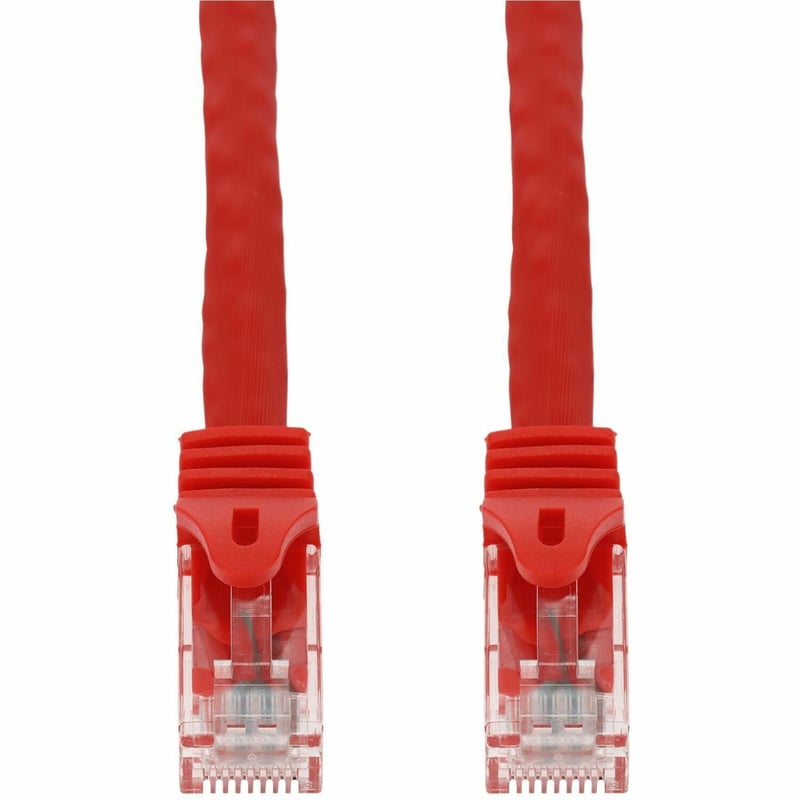 6FT RED CAT6A UTP PVC SNAGLESS EASY BOOT PATCH CBL - Thumbnail 1