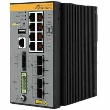 8X 10/100/1000T 2X 100/1000X SFP 2X 1/10G SFP+ INDUSTRIAL ETHE - Thumbnail 2