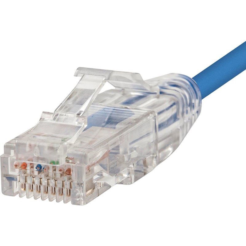 SLIMRUN CAT6 UTP CABLE-2FT BLUE - Thumbnail 2