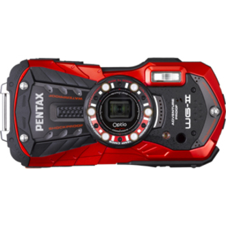 Pentax Optio WG-2 16 Megapixel Compact Camera - Red - Thumbnail 2