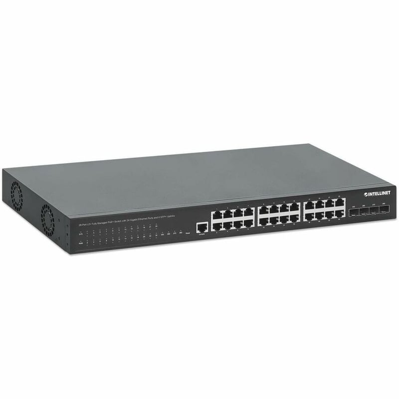 24-PORT GIGABIT ETHERNET POE+ MANAGED SWITCH WITH FOUR 10G SFP+ UPLINKS - Thumbnail 2